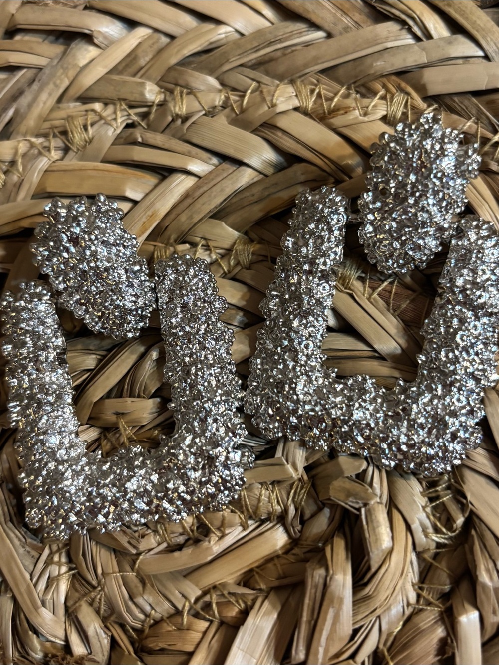 Sparkling Silver Crystal Hoop Earrings - Women Jewelry